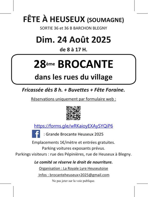 Fête à heuseux - 28 ème brocante