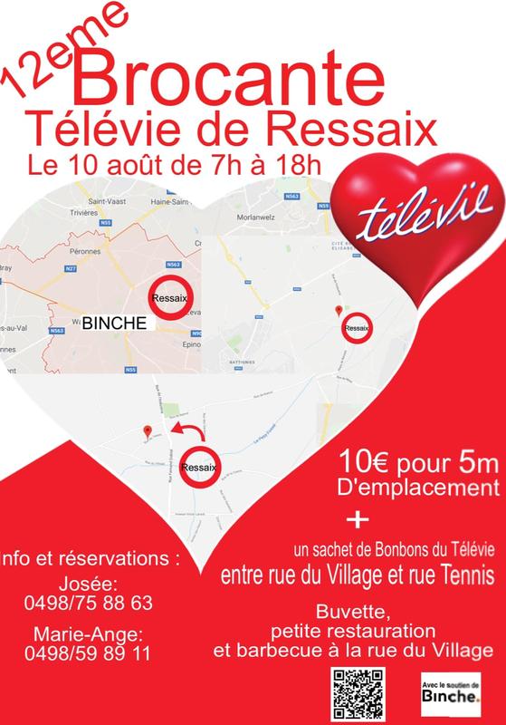 12ème brocante annuelle du télévie