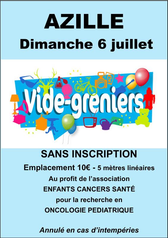 Vide grenier de azille sports et loisirs