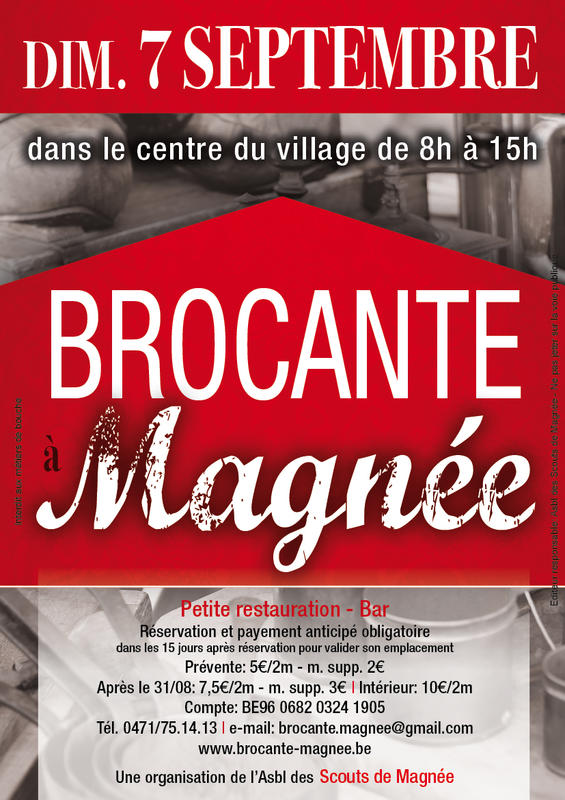 Brocante des scouts de magnée