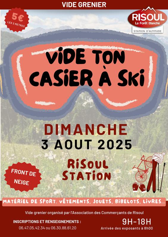 Vide ton casier à ski
