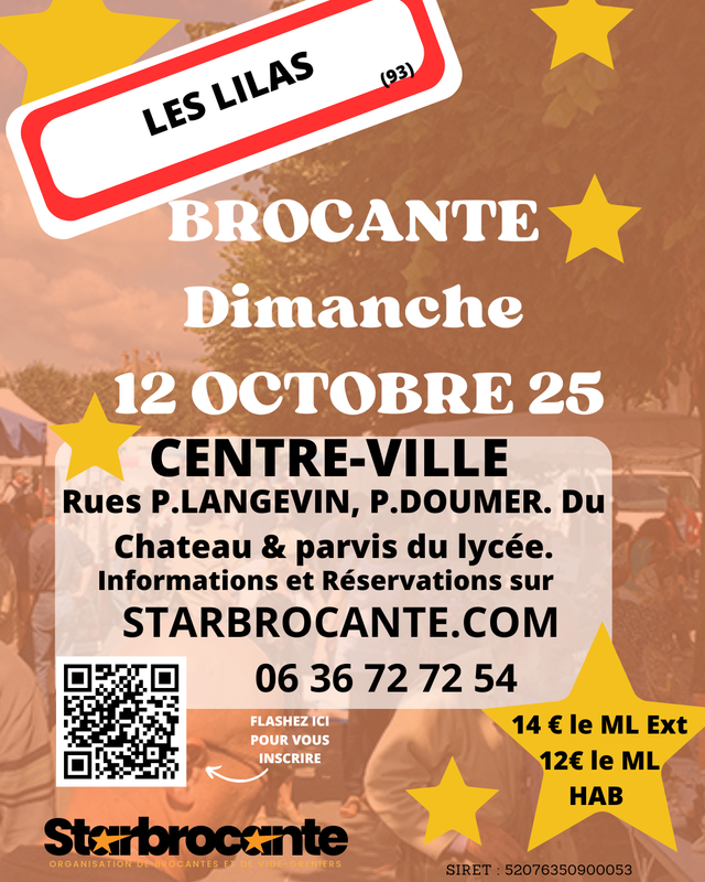 Brocante des lilas