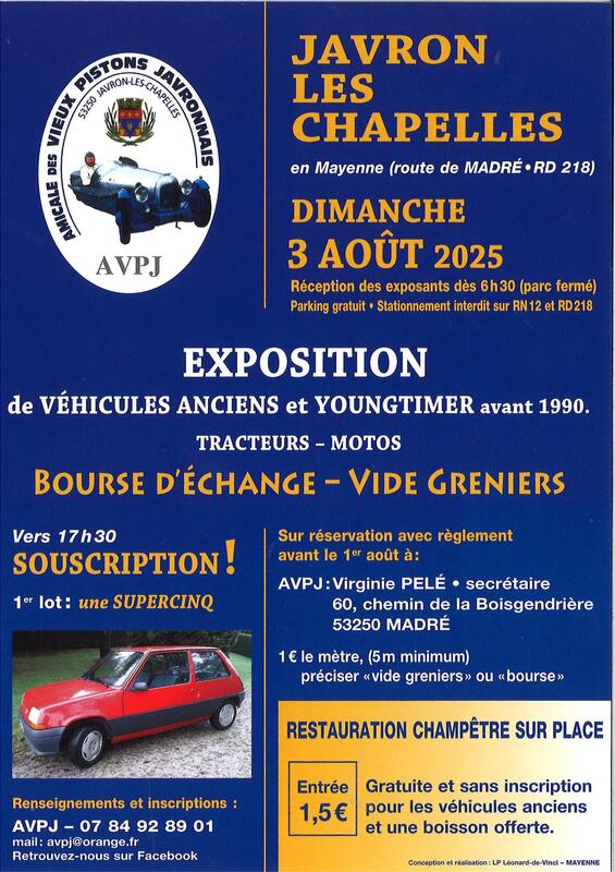 Bourse d'échange automobile - vide greniers